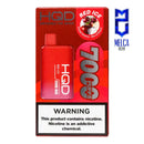 HQD Cuvie Bar 7000 Puffs - Red Ice 50MG - Disposables