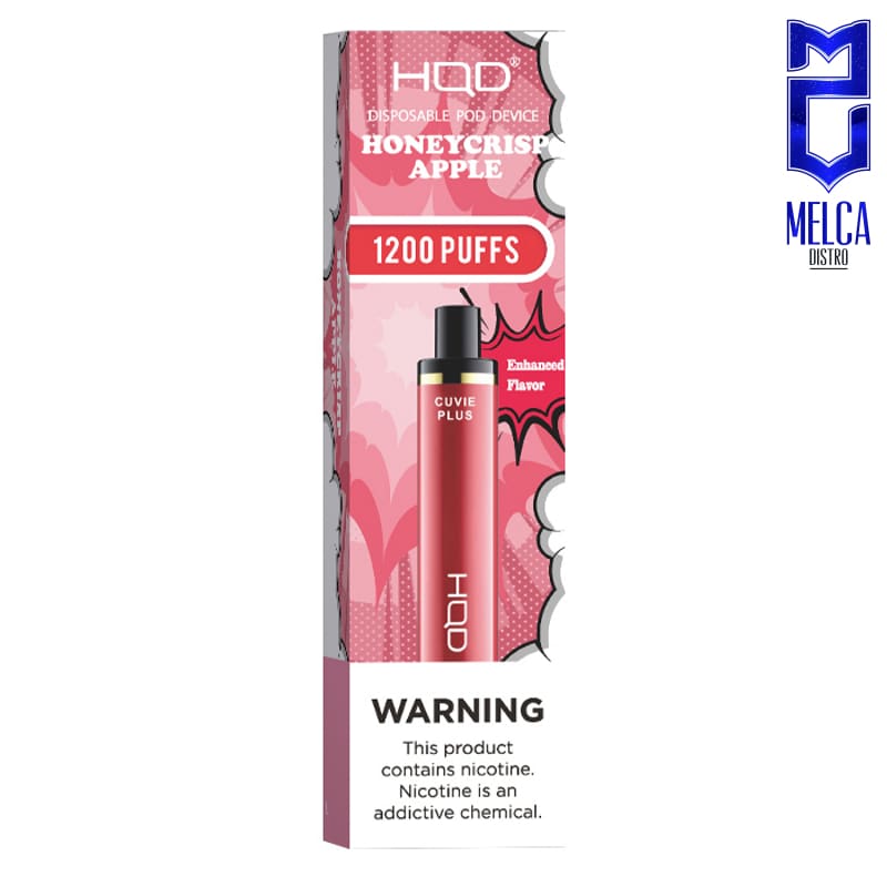 HQD Cuvie Plus 1200 Puffs - Honey Crisp Apple 50MG - Disposables