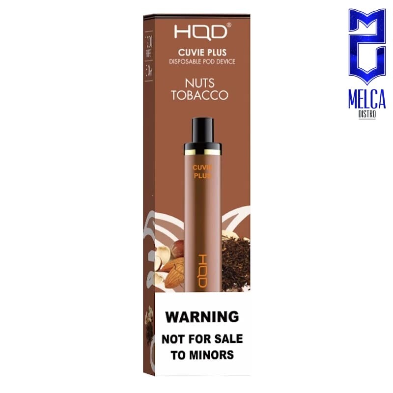 HQD Cuvie Plus 1200 Puffs - Nuts Tobacco 50MG - Disposables