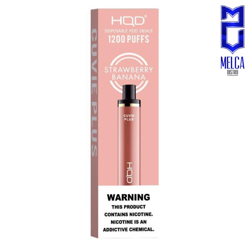 HQD Cuvie Plus - 50MG - Strawberry Banana - Disposables