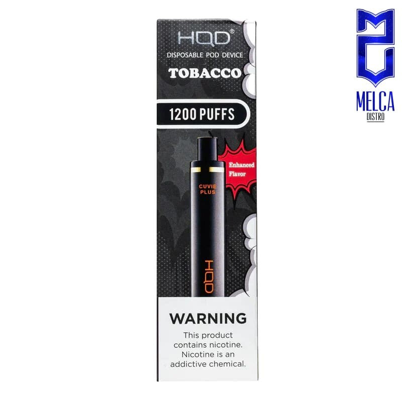 HQD Cuvie Plus 1200 Puffs - Tobacco 50MG - Disposables