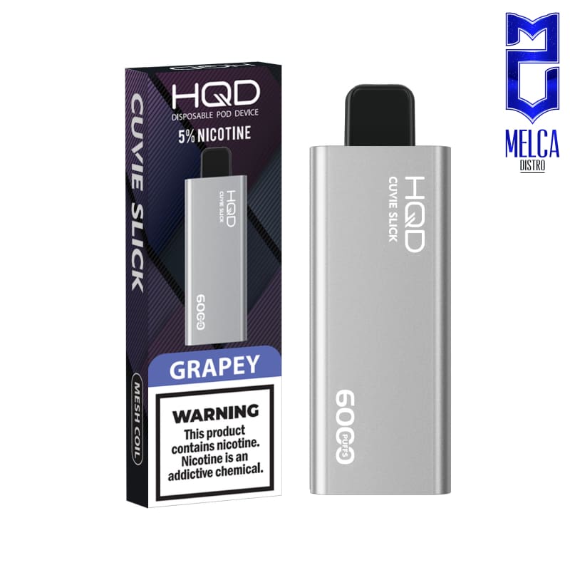 HQD Cuvie Slick - 6000 Puffs - Grapey 50MG - Disposables
