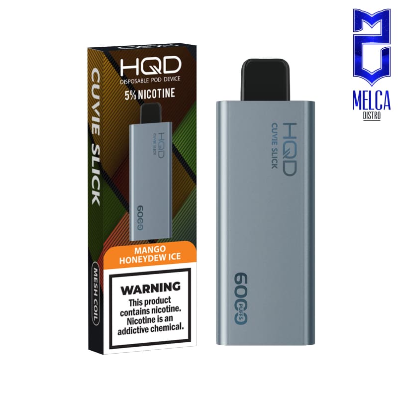 HQD Cuvie Slick - 6000 Puffs - Mango Honeydew Ice 50MG - Disposables