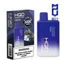 HQD HBAR 6000 Puffs - Black Ice 50MG - Disposables