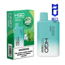 HQD HBAR 6000 Puffs - Cool Mint 50MG - Disposables