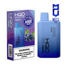 HQD HBAR 6000 Puffs - Grapey 50MG - Disposables