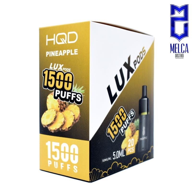 HQD LUX Pod Cartridges 2-Pack - Pineapple Ice 50MG - Coils