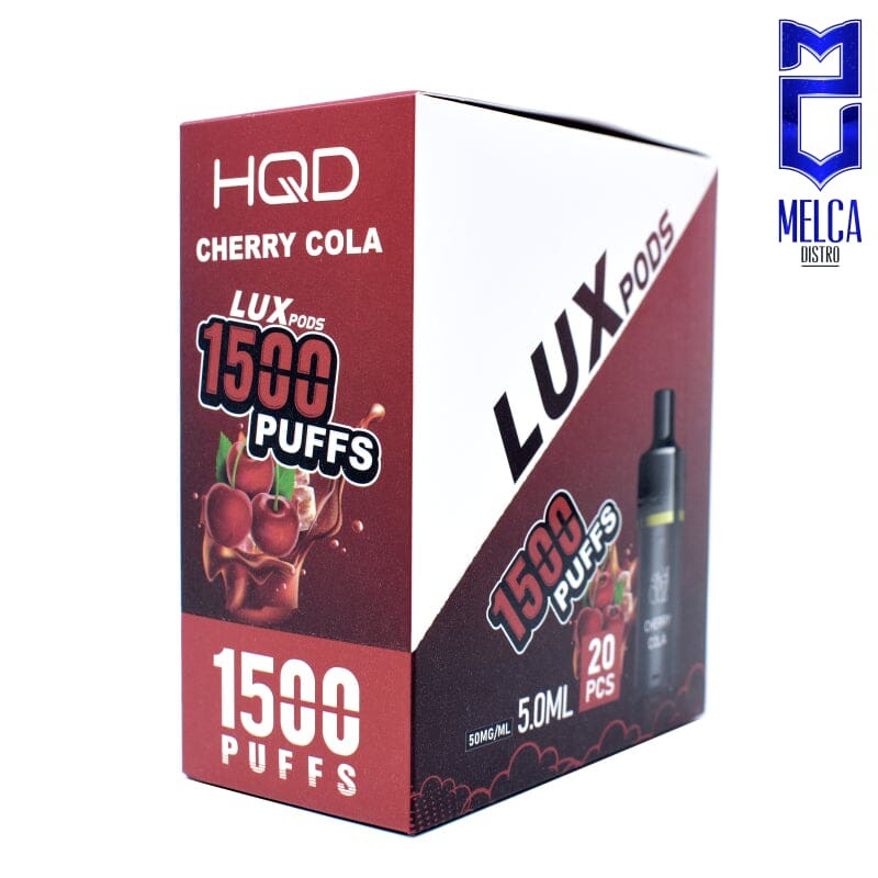 HQD LUX Pod Cartridges 2-Pack - Cherry Cola 50MG - Coils