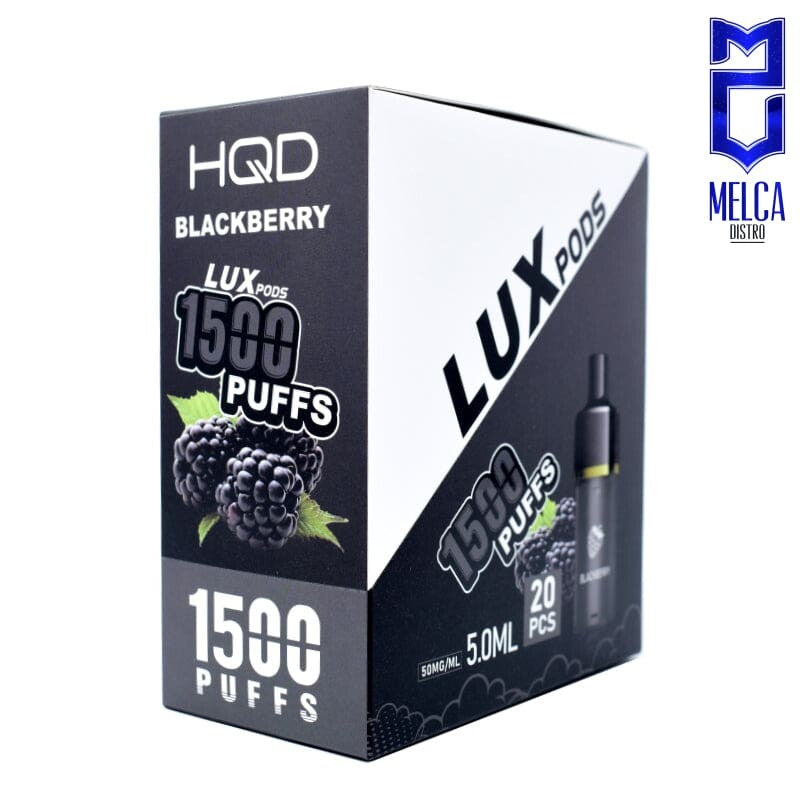 HQD LUX Pod Cartridges 2-Pack - Black Ice 50MG - Coils