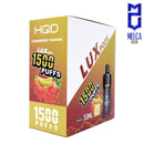 HQD LUX Pod Cartridges 2-Pack - Strawberry Banana 50MG - Coils