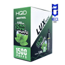 HQD LUX Pod Cartridges 2-Pack - Menthol 50MG - Coils