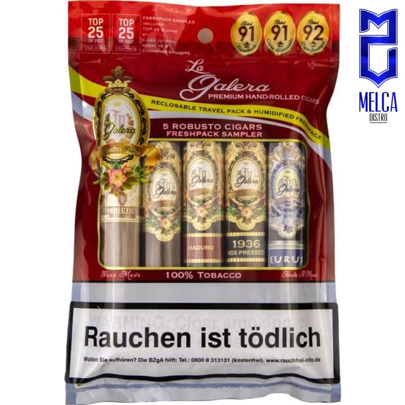 La Galera Sample Packs - Robusto V2 5 Pack - CIGARS