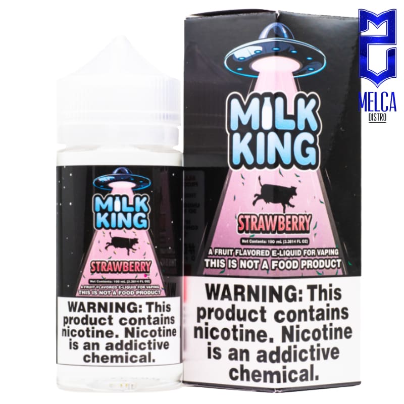 Milk King Strawberry 100ml - E-Liquids