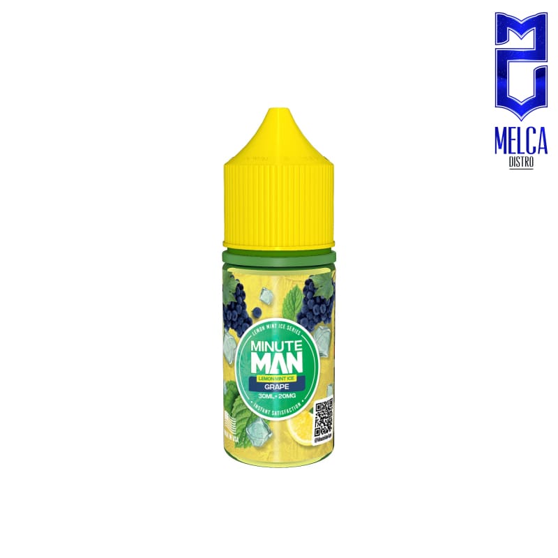 Minute Man Salt Lemon Mint Ice Series - Grape 30ml - E-Liquids