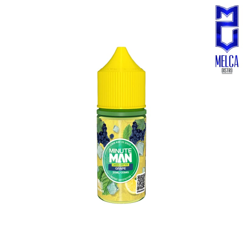 Minute Man Salt Lemon Mint Ice Series - Grape 30ml - E-Liquids