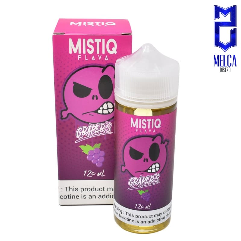Mistiq Flava Grapers 120ml - 3MG - E-Liquids