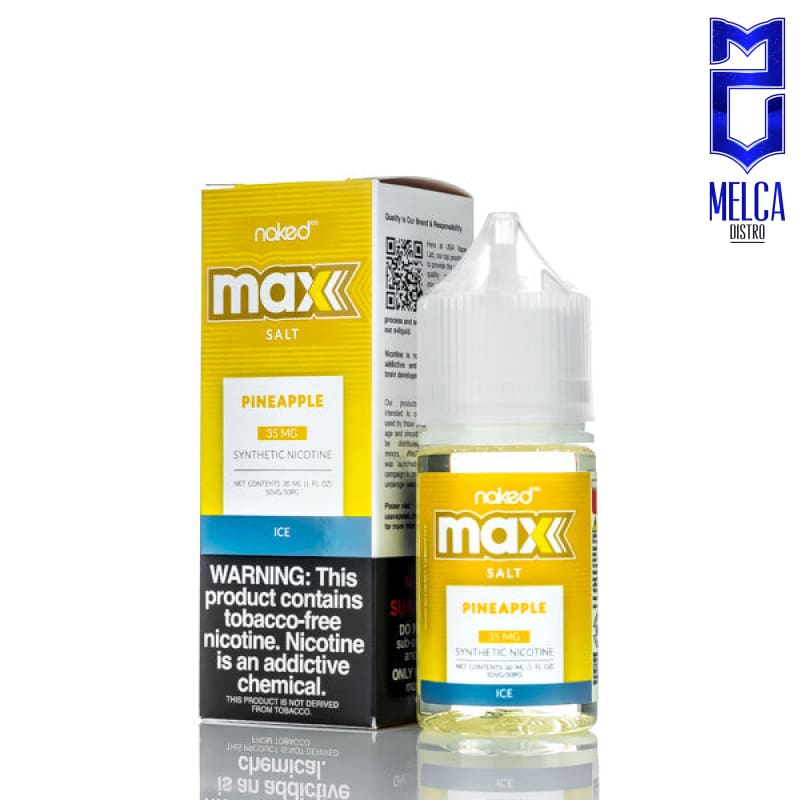 Naked Max Salt Pineapple Ice 30ml - E-Liquids