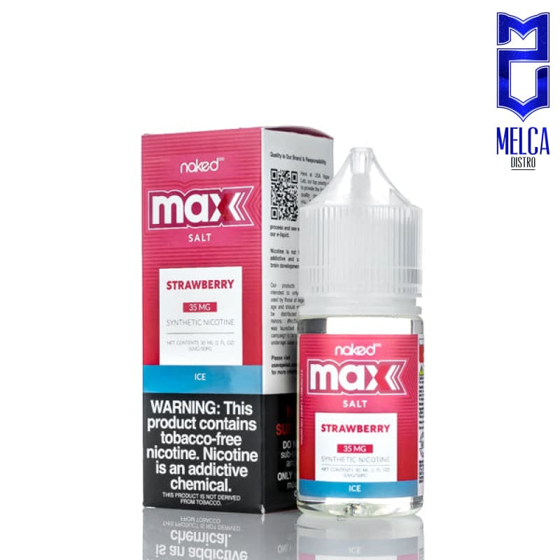 Naked Max Salt Strawberry Ice 30ml - E-Liquids