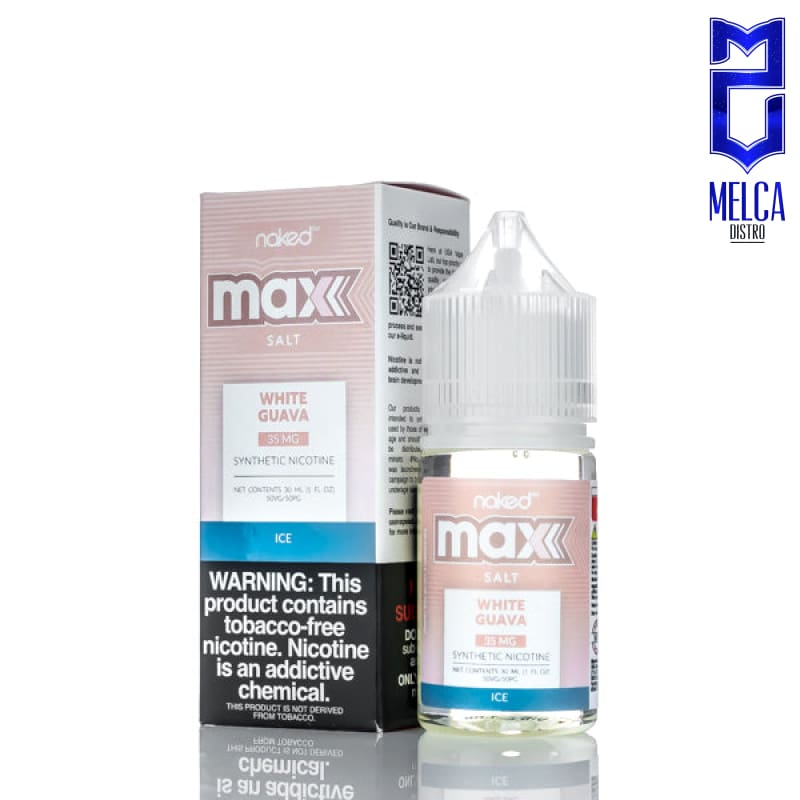 Naked Max Salt White Guava Ice 30ml - E-Liquids