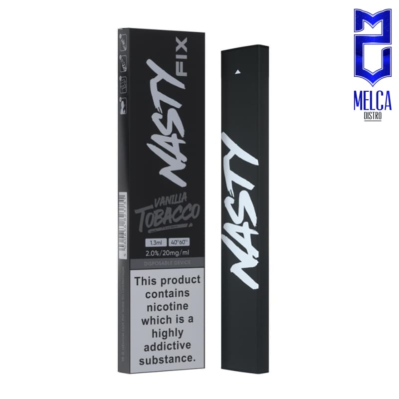 Nasty Fix - Vanilla Tobacco 50MG - Disposables