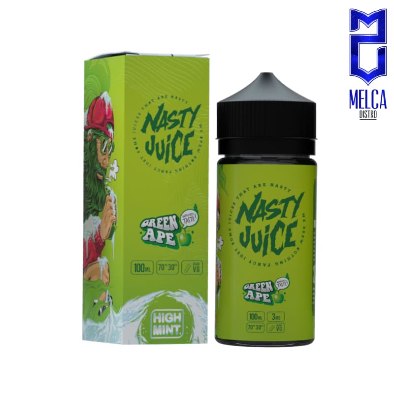 Nasty Green Ape High Mint 100ml - E-Liquids