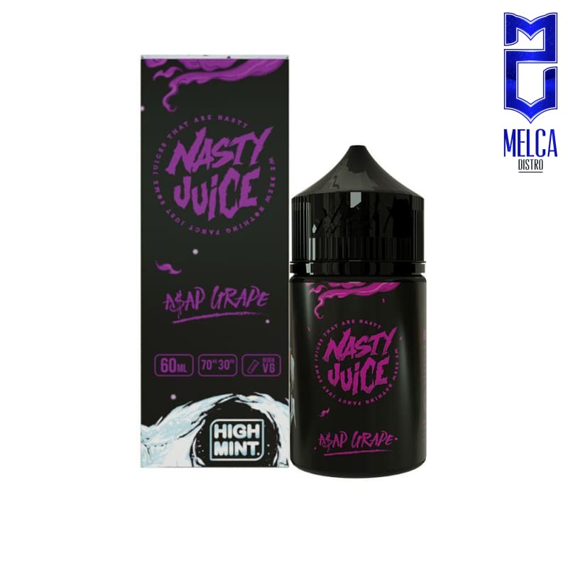 Nasty High Mint Asap Grape 60ml - E-Liquids