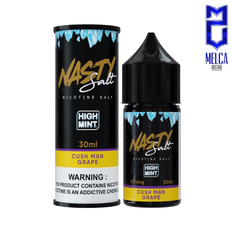 Nasty Salt High Mint Cush Man Grape 30ml - E-Liquids