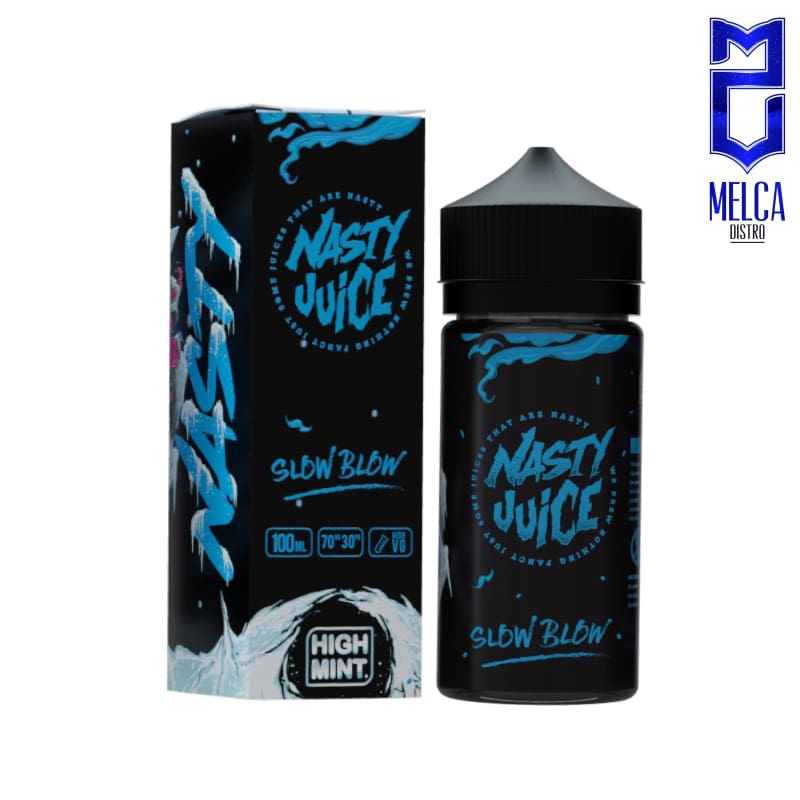 Nasty Slow Blow High Mint 100ml - E-Liquids