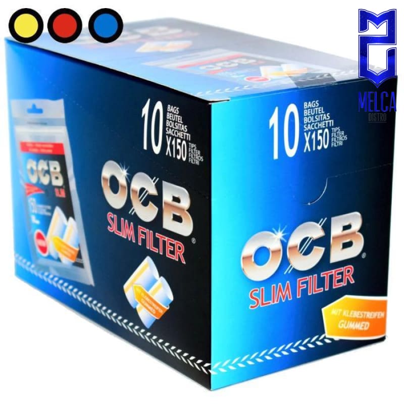 OCB FILTROS - SLIM ENGOMADOS CAJA 10 BOLSAS