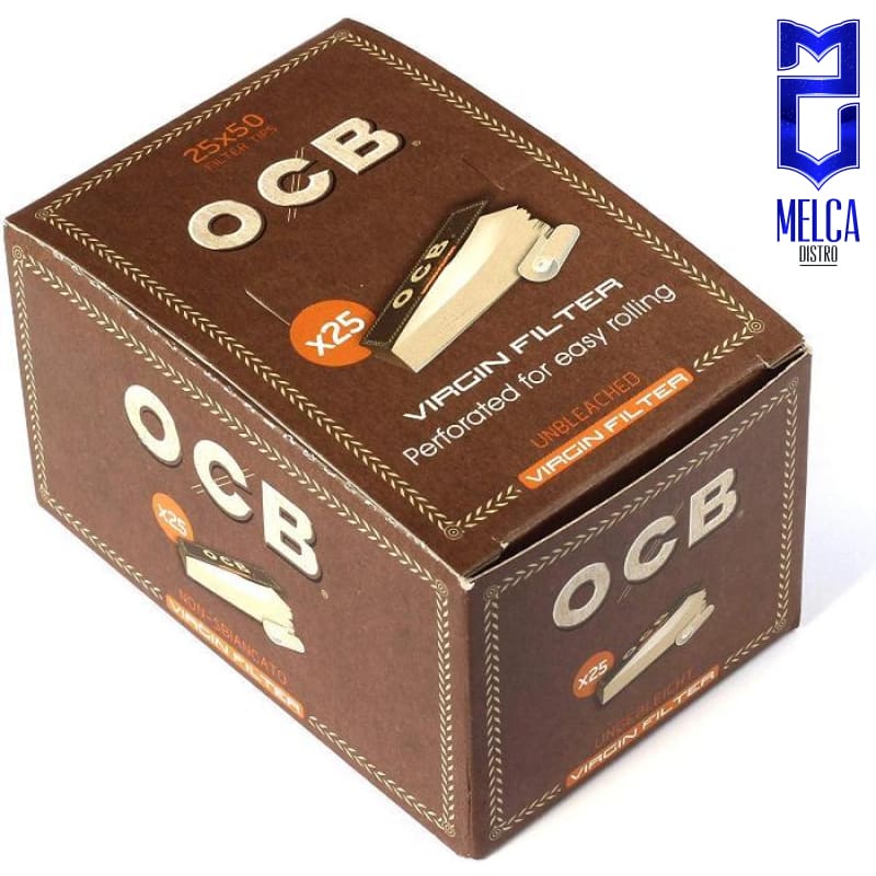 OCB FILTROS - VIRGIN TIPS CAJA 25 LIBRITOS