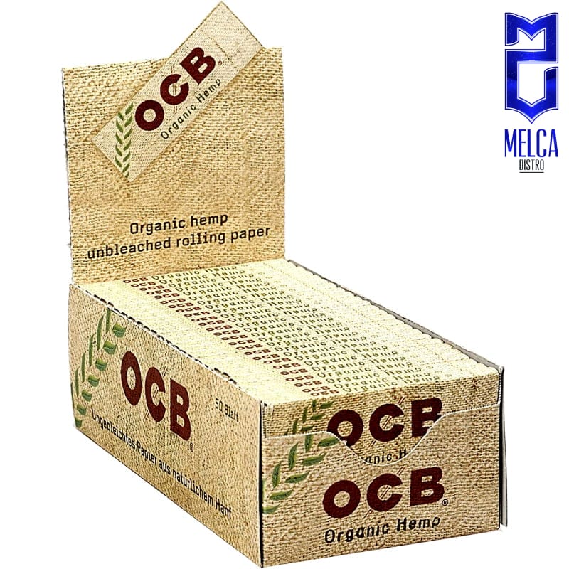 OCB PAPEL ORGANICO - SINGLE CAJA 50 LIBRITOS - ROLLING PAPER