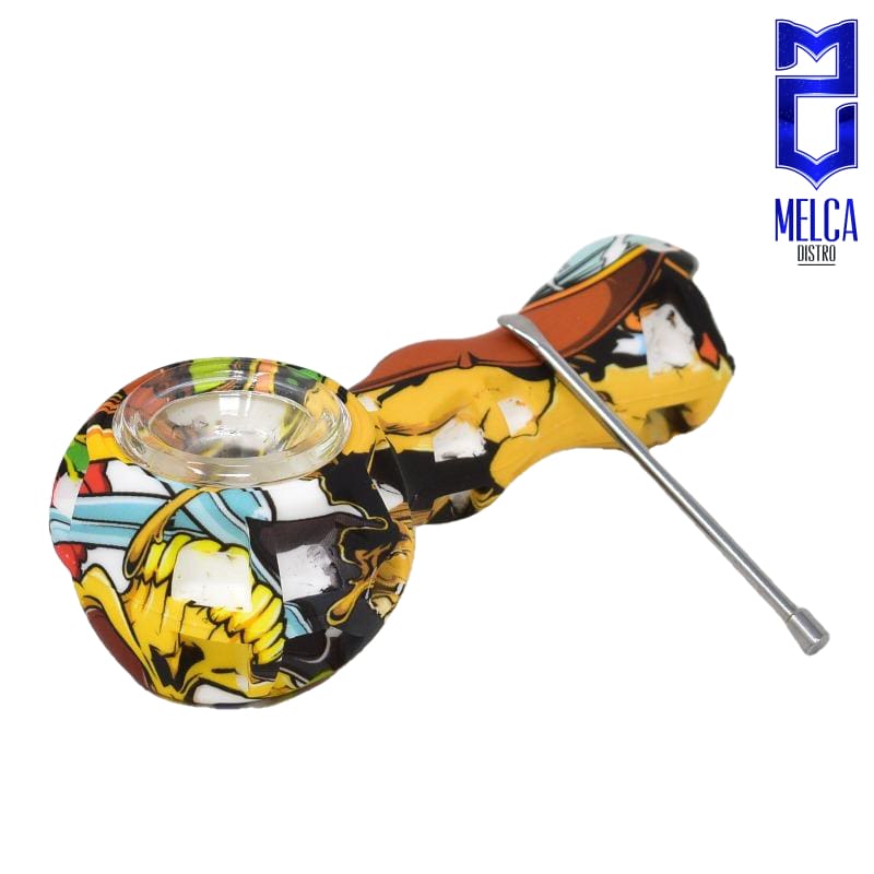 Pipa Silicona P-162 11*3.4*4cm - SMOKING PIPES