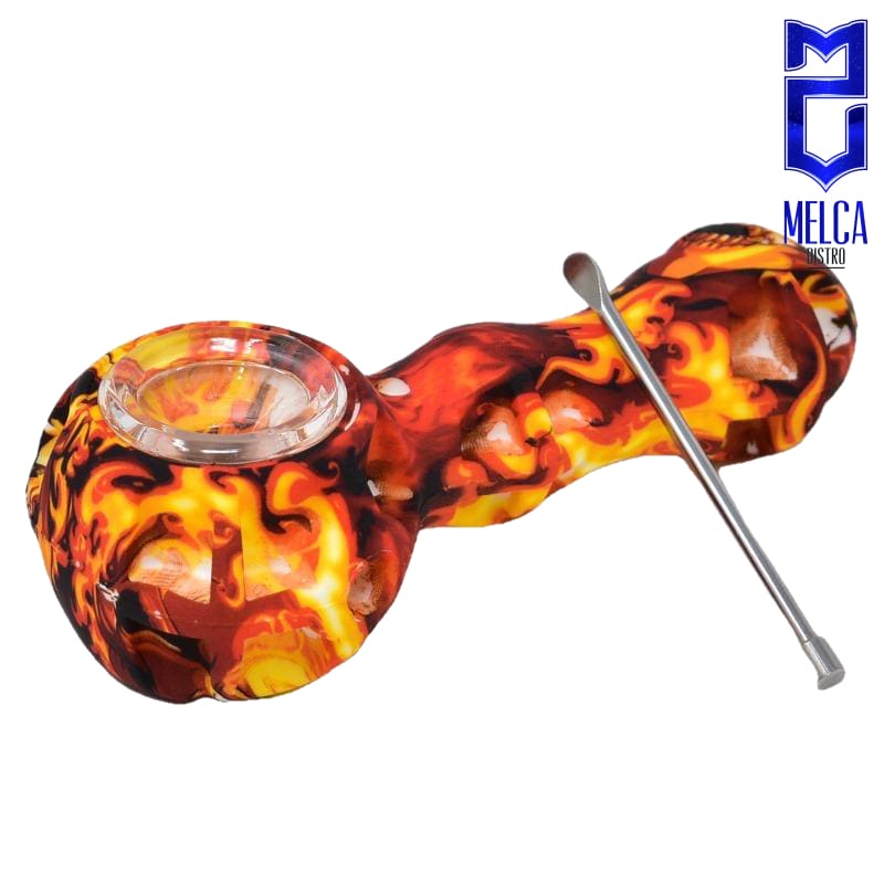 Pipa Silicona P-162 11*3.4*4cm - SMOKING PIPES