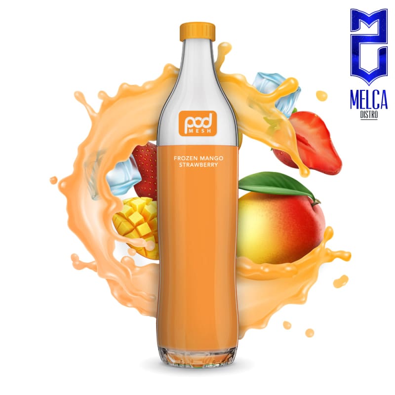 Pod Juice Flo - 4000 Puffs - Frozen Mango Strawberry 55MG - Disposables