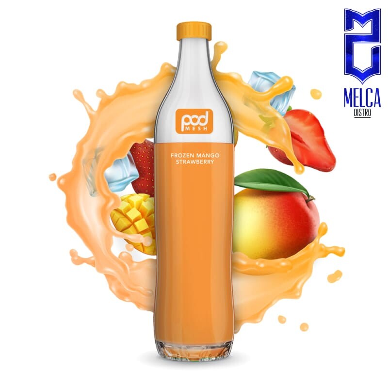Pod Juice Flo - 4000 Puffs - Frozen Mango Strawberry 55MG - Disposables
