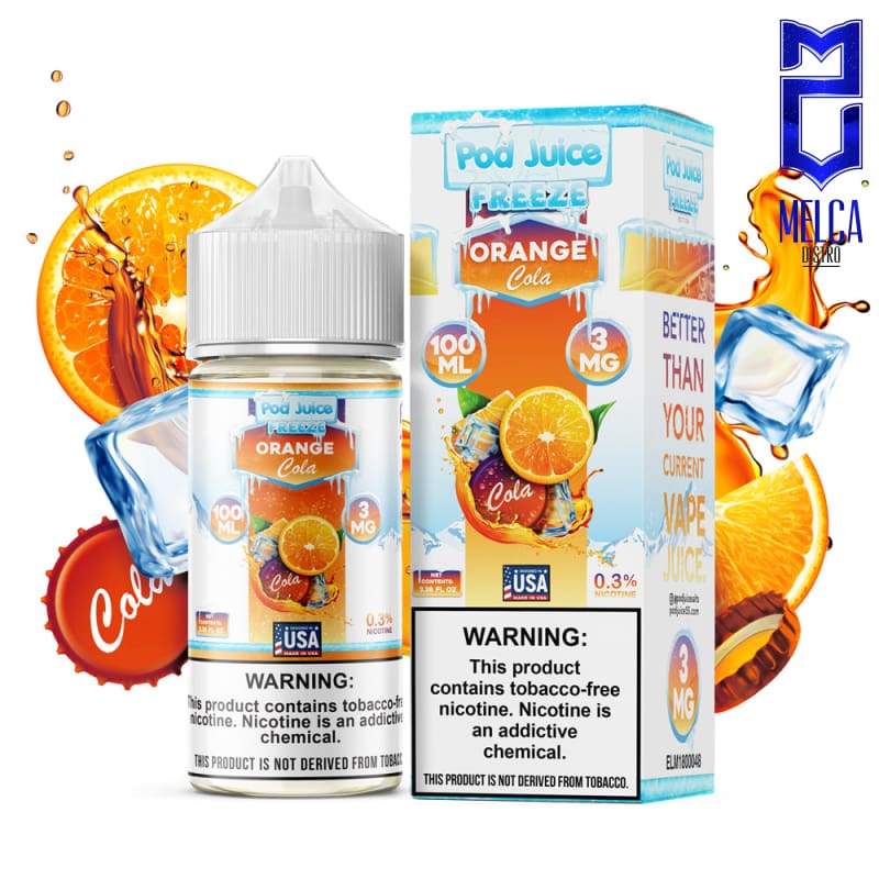 Pod Juice Orange Cola Freeze 100mL - E-Liquids