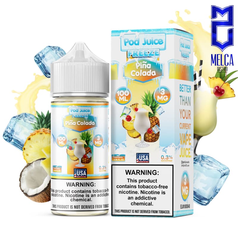 Pod Juice Piña Colada Freeze 100mL - E-Liquids