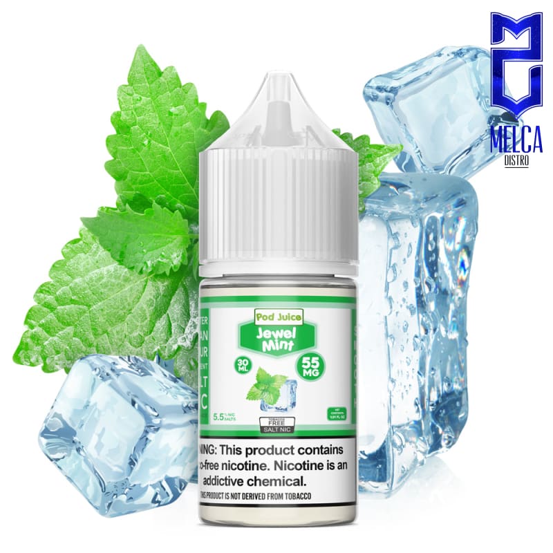 Pod Juice Salt Jewel Mint 30mL - 55MG - E-Liquids