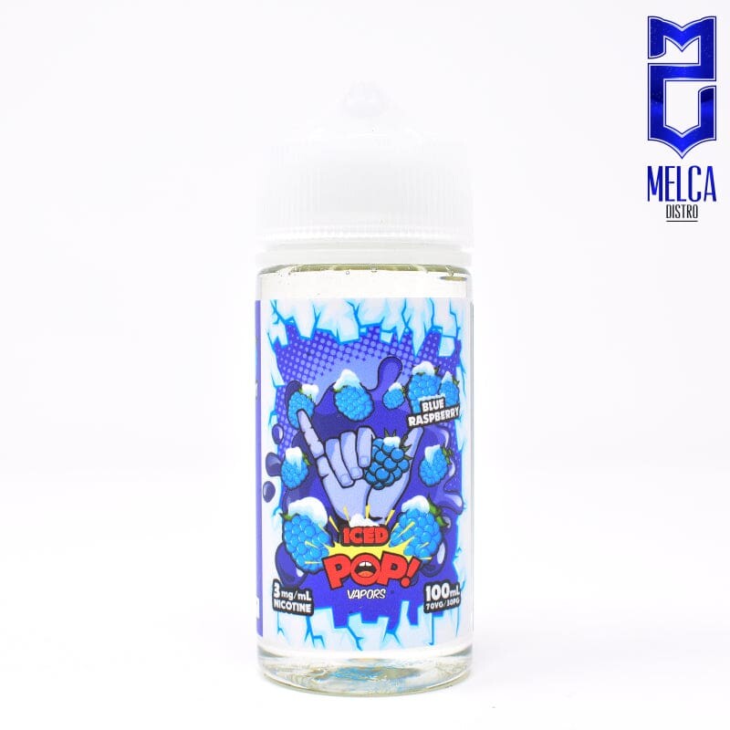 POP Iced Blue Raspberry 100ml - E-Liquids
