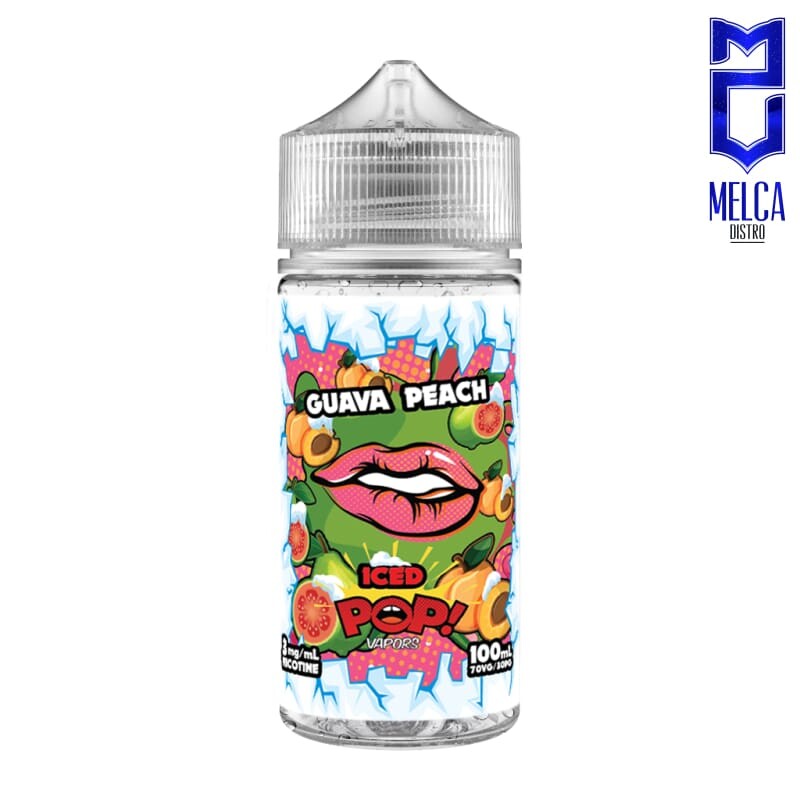 POP Iced Guava Peach 100ml - E-Liquids