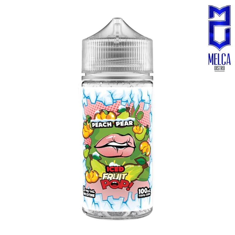 POP Iced Peach Pear 100ml - E-Liquids