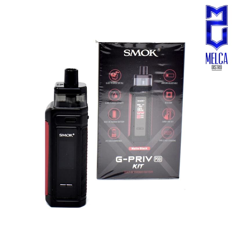 Smok G-PRIV Pod Kit - Matte Black - Starter Kits