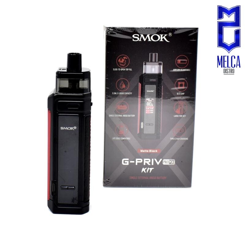 Smok G-PRIV PRO Pod Kit - Matte Black - Starter Kits