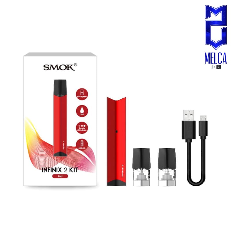 Smok Infinix 2 Pod Cartridge 3Pack - 1.4Ω MTL - Coils