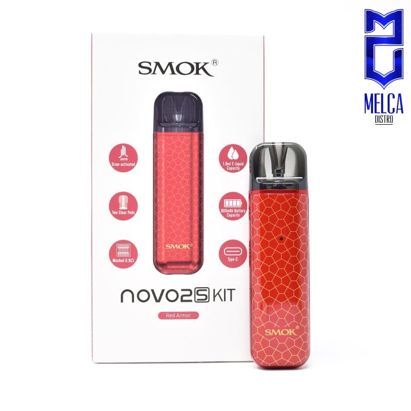 Smok Novo 2S Kit - Red Armor - Starter Kits