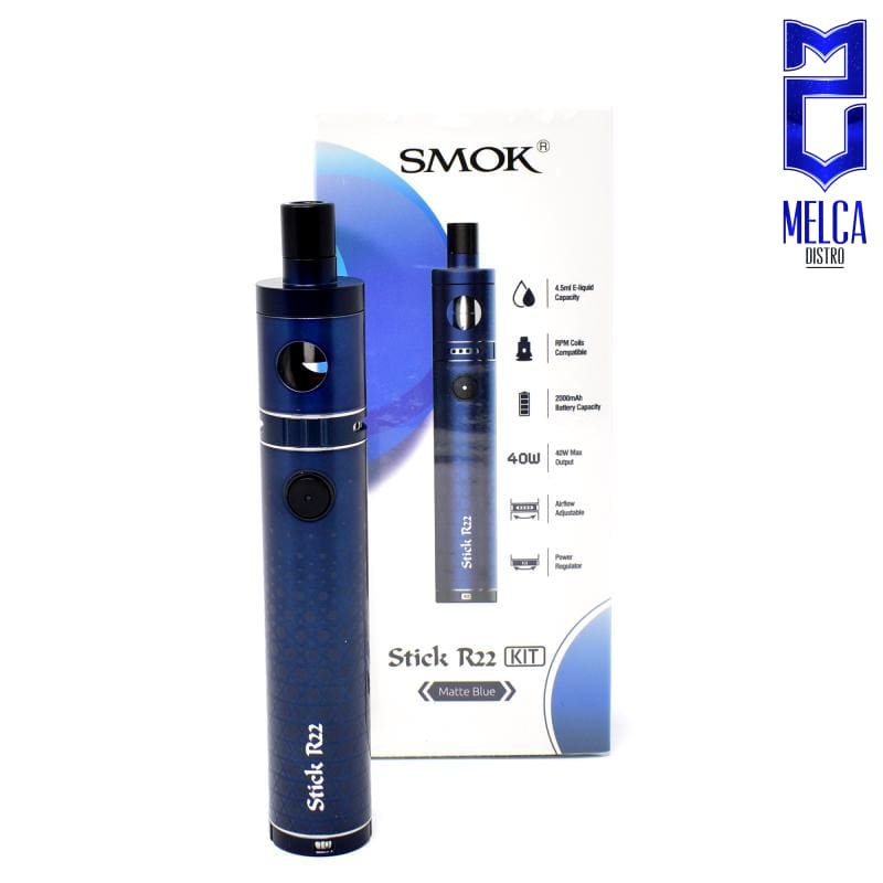 Smok Stick R22 Kit - Matte Blue - Starter Kits