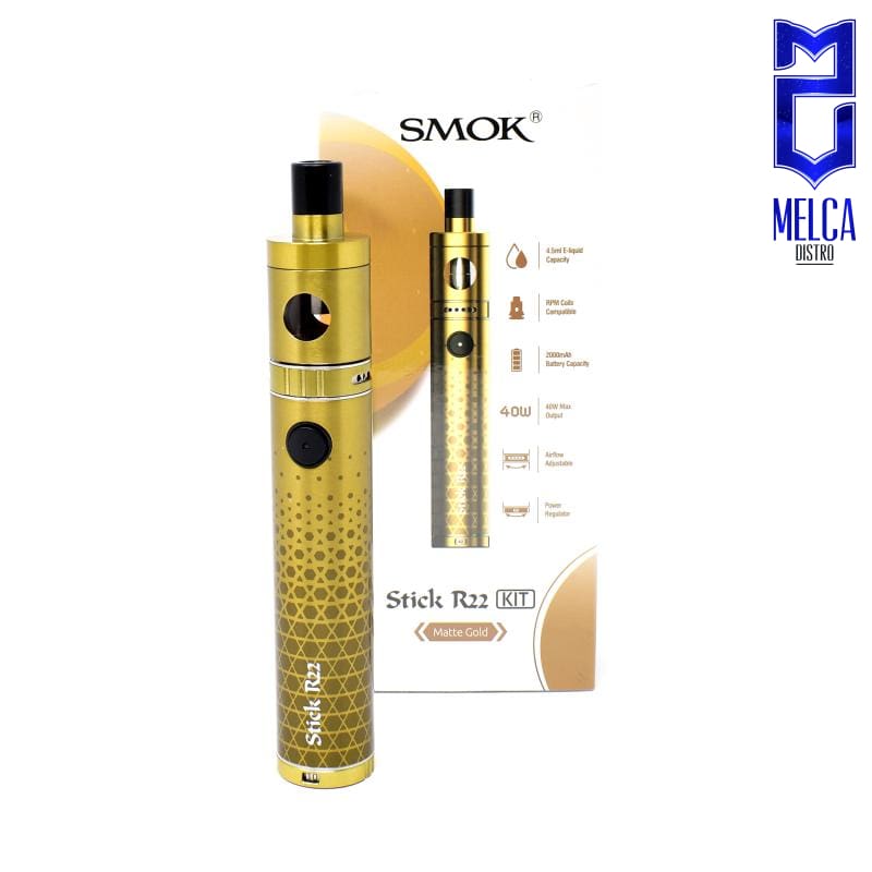 Smok Stick R22 Kit - Matte Gold - Starter Kits