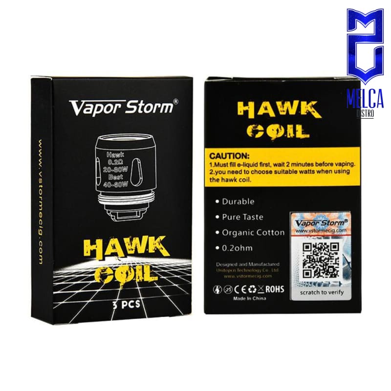 Vapor Storm Puma Hawk Coil 0.20ohm 3-Pack - Coils