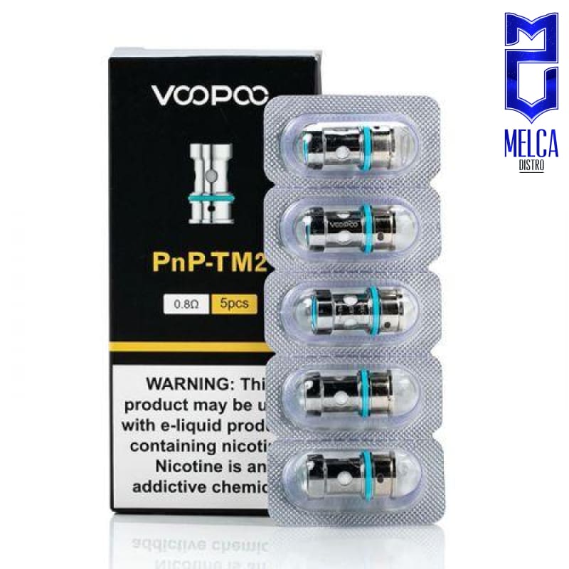 Voopoo PnP Coils 5-Pack - TM2 0.8ohm - Coils