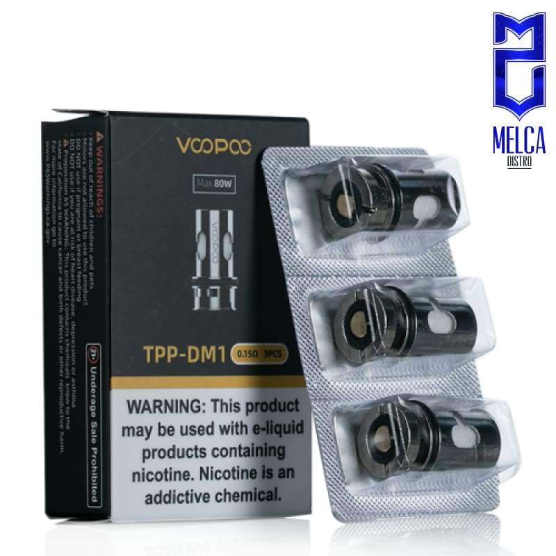 Voopoo TPP Coils 3-Pack - DM1 0.15ohm - Coils